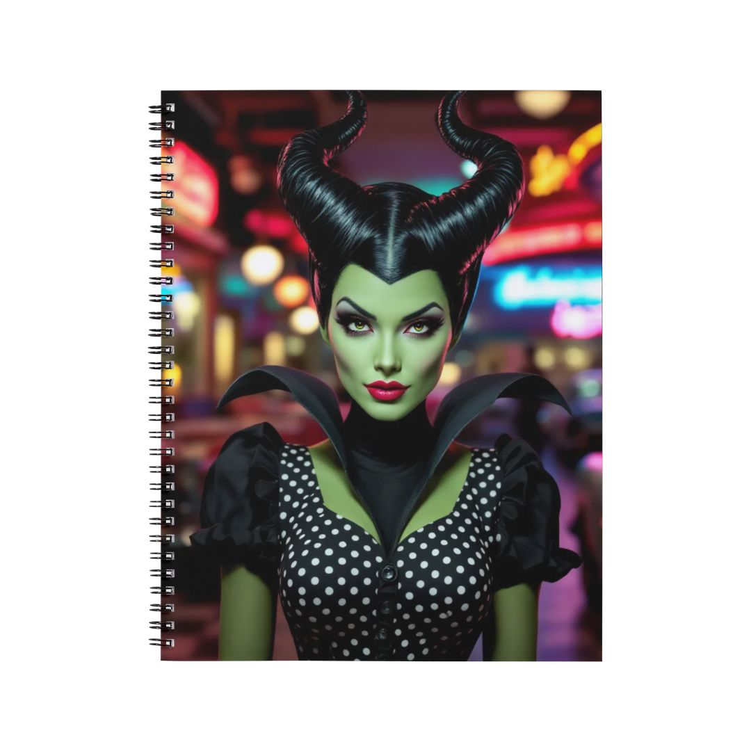 Maléfique - Carnet spirale A5 | Rockabilly Carnets et bloc-notes Disney Shop | Anylem Beauty