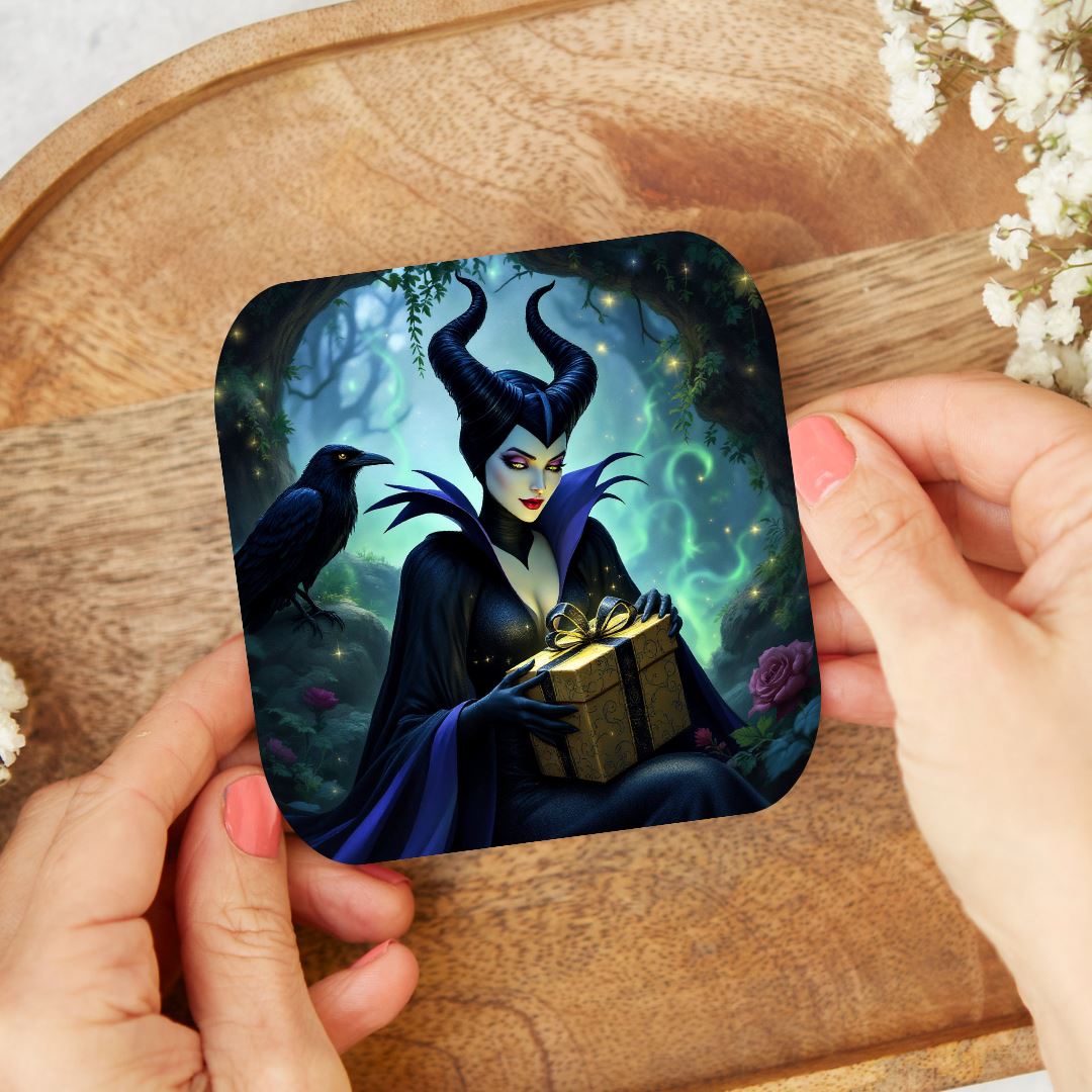 Maléfique - Dessous de verre | Cadeau Dessous de verres Disney Shop | Anylem Beauty