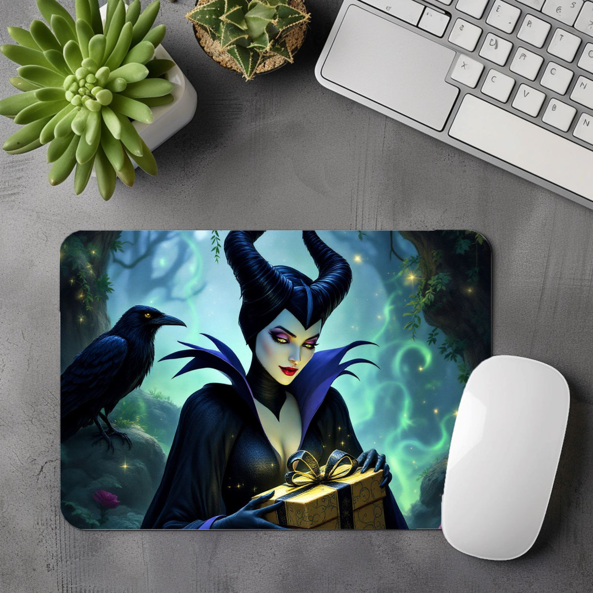 Maléfique - Tapis de souris | Cadeau Tapis de souris Disney Shop | Anylem Beauty