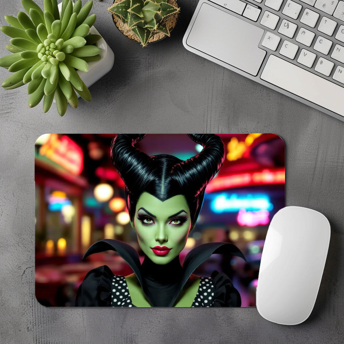 Maléfique - Tapis de souris | Rockabilly Tapis de souris Disney Shop | Anylem Beauty