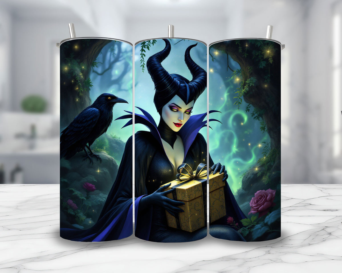 Maléfique - Thermos en acier inoxydable 600ml | Cadeau Thermos inoxydable Disney Shop | Anylem Beauty