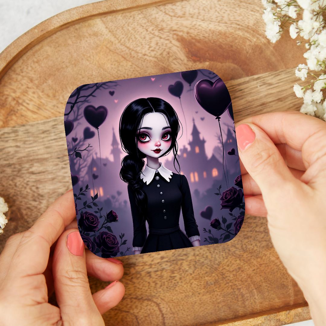 Mercredi - Dessous de verre | St Valentin Dessous de verres Disney Shop | Anylem Beauty