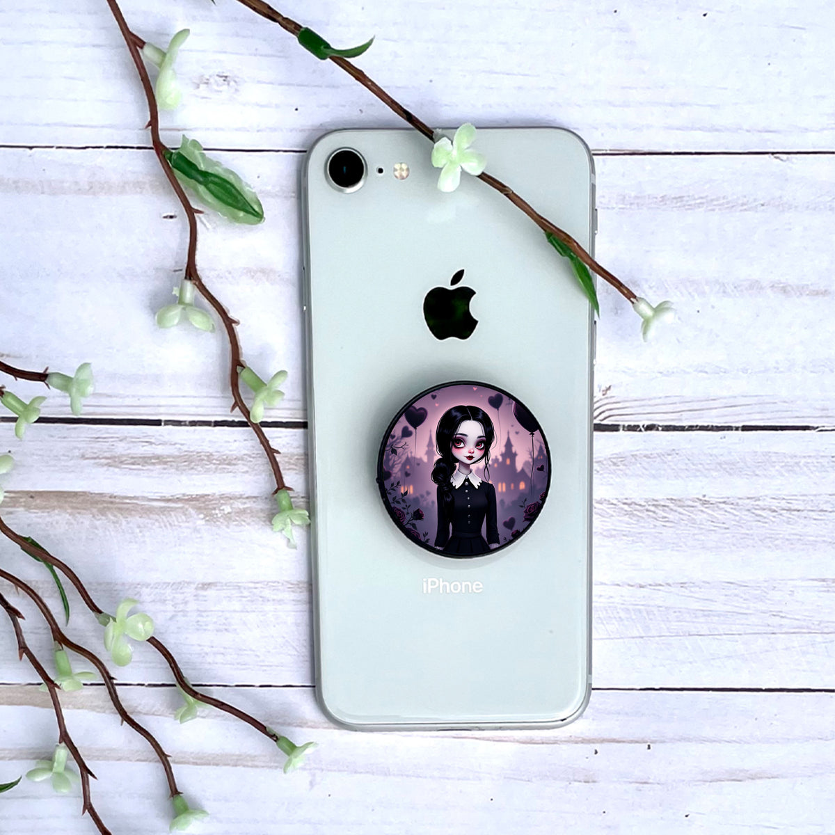Mercredi - Phone Grip | St Valentin Phone Grip Disney Shop | Anylem Beauty
