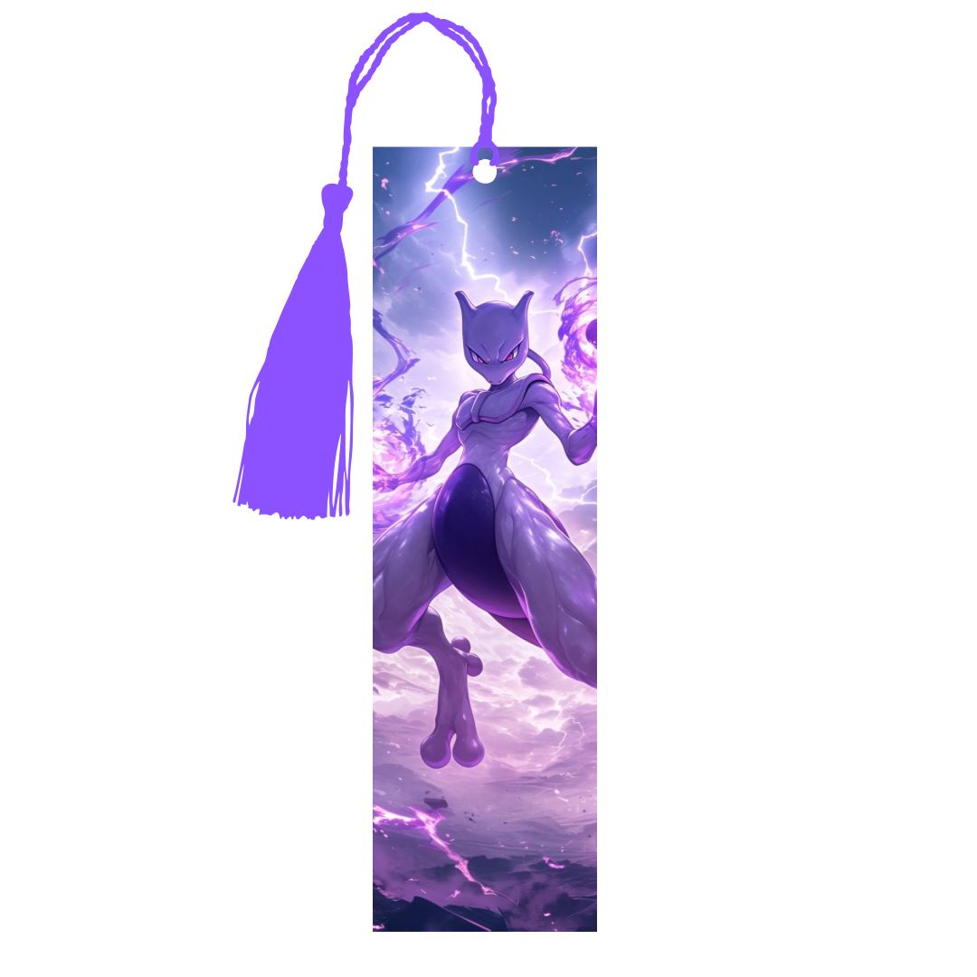 Mewtwo - Marque-Pages avec prénom | Fusion Marque-page Disney Shop | Anylem Beauty
