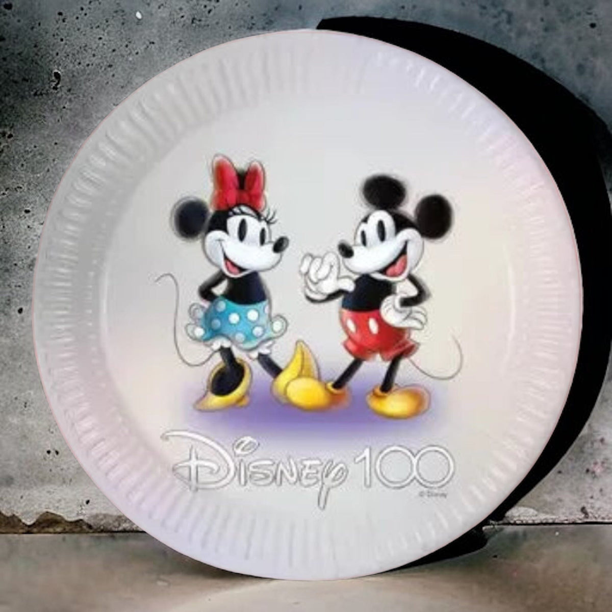 100th - Lot de 20 Serviettes de Table + 8 assiettes jetables Arts de la Table Disney