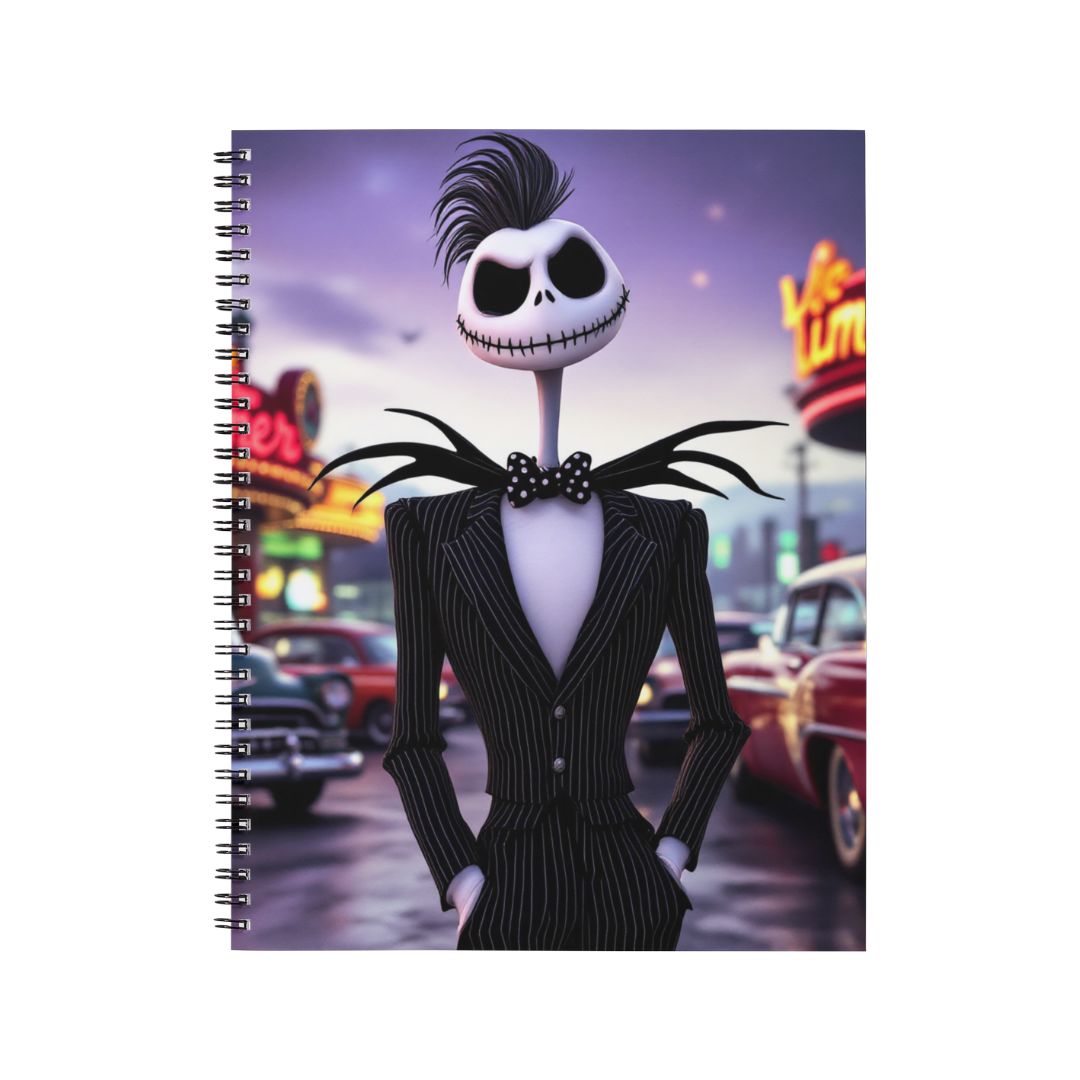 Mr Jack - Carnet spirale A5 | Rockabilly Carnets et bloc-notes Disney Shop | Anylem Beauty