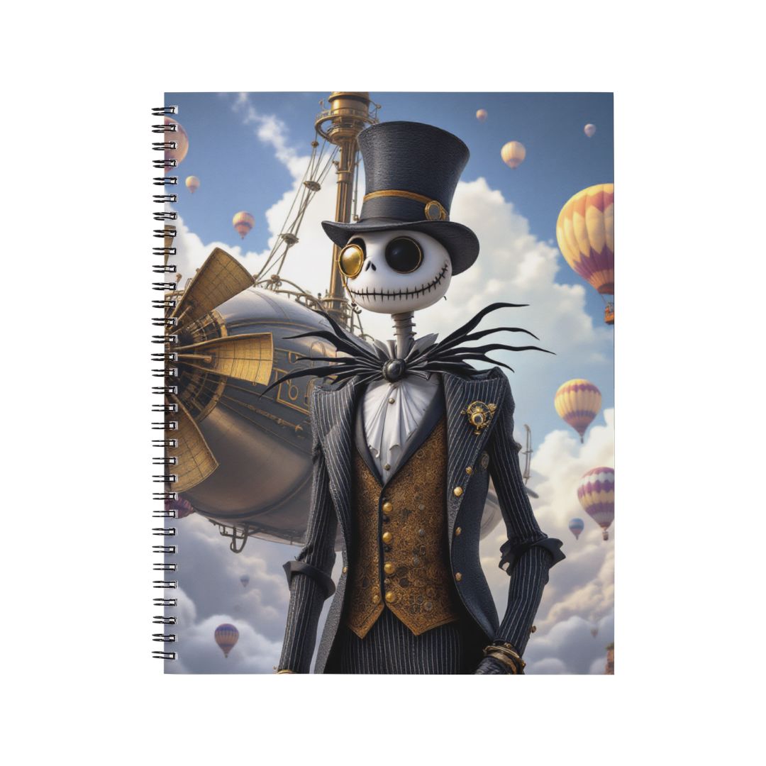 Mr Jack - Carnet spirale A5 | Steampunk Carnets et bloc-notes Disney Shop | Anylem Beauty