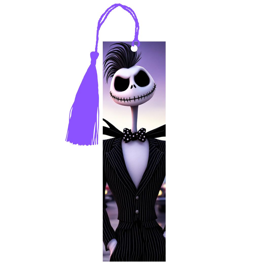 Mr Jack - Marque-Pages avec prénom | Rockabilly Marque-page Disney Shop | Anylem Beauty