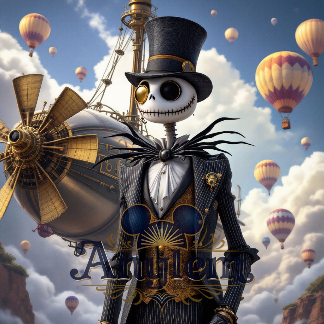 Mr Jack - Personnalisation | Steampunk Personnalisation Disney Shop | Anylem Beauty