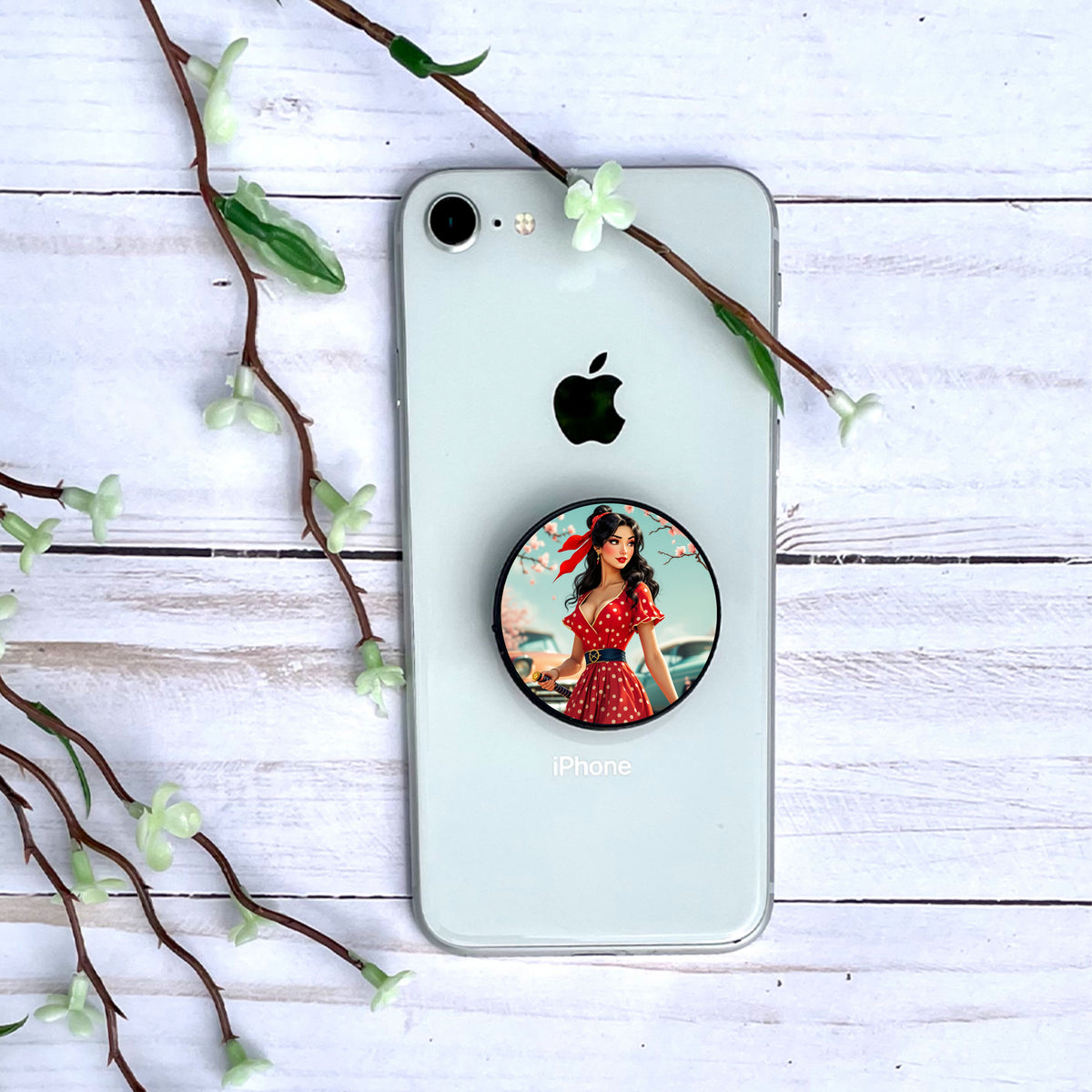 Mulan - Phone Grip | Rockabilly Phone Grip Disney Shop | Anylem Beauty