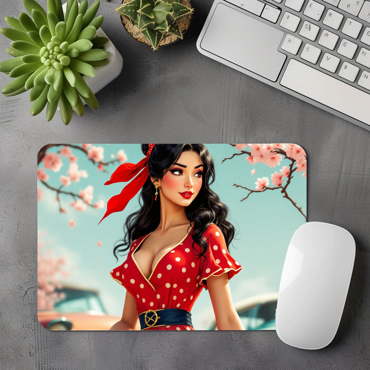 Mulan - Tapis de souris | Rockabilly Tapis de souris Disney Shop | Anylem Beauty