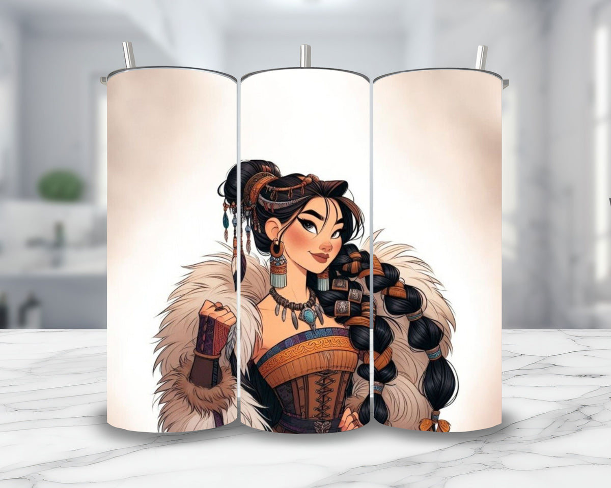 Mulan - Thermos en acier inoxydable 600ml | Viking Thermos inoxydable Disney Shop | Anylem Beauty