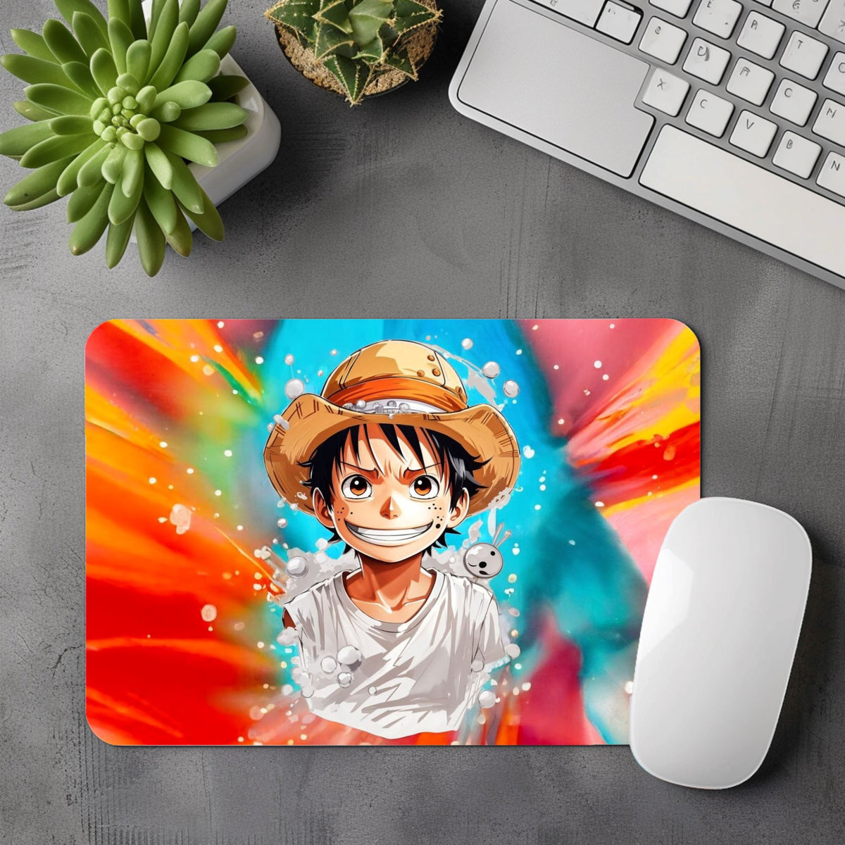 One Piece - Tapis de souris | Portrait Luffy Tapis de souris Disney Shop | Anylem Beauty