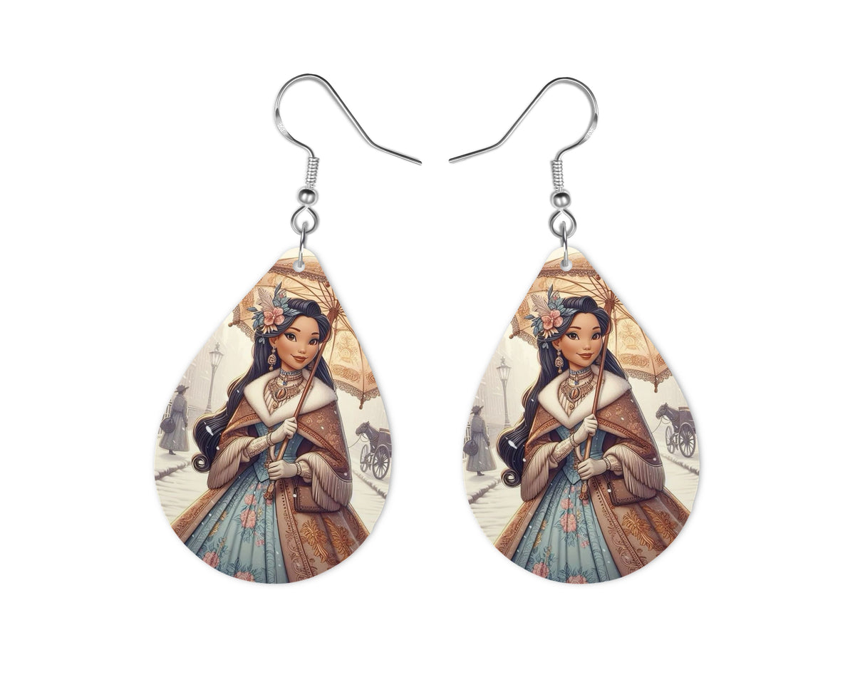 Pocahontas - Personnalisation | Années 20 Personnalisation Disney Shop | Anylem Beauty Boucle d’oreilles