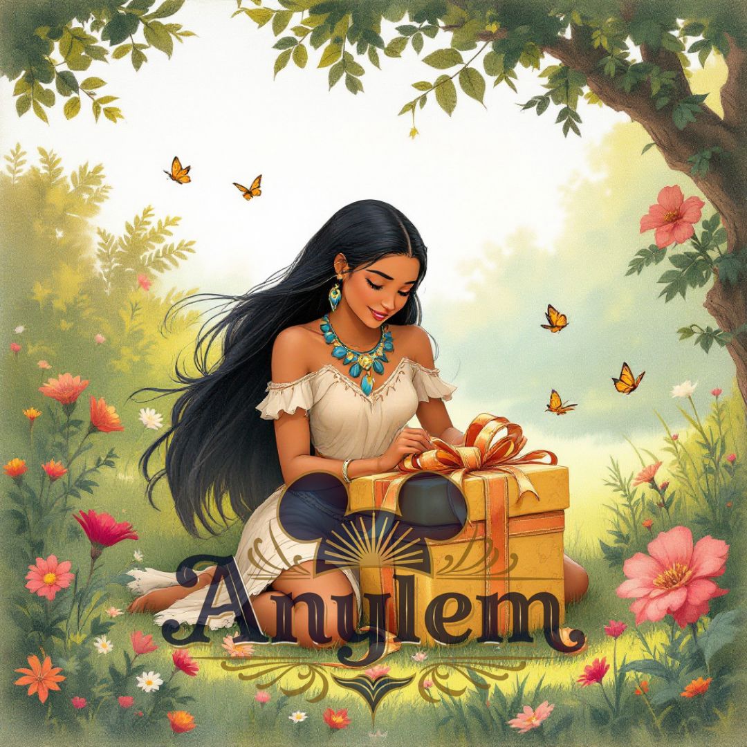 Pocahontas - Personnalisation | Cadeau Personnalisation Disney Shop | Anylem Beauty