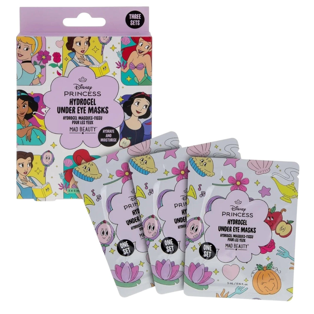 Princesses - Patchs hydrogel Masques Visage Disney Shop | Anylem Beauty