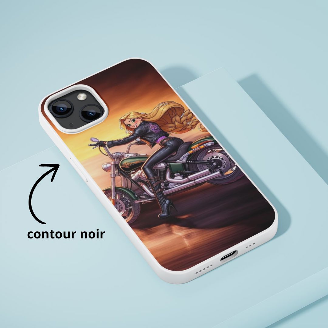 Raiponce - Coque de téléphone | Biker Coque de téléphone Disney Shop | Anylem Beauty