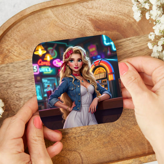 Raiponce - Dessous de verre | Rockabilly Dessous de verres Disney Shop | Anylem Beauty
