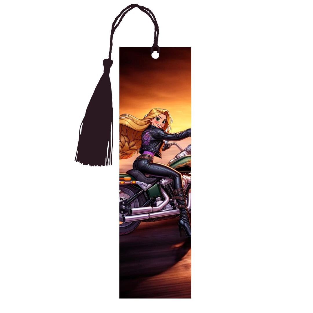 Raiponce - Marque-pages avec prénom | Biker Marque-page Disney Shop | Anylem Beauty