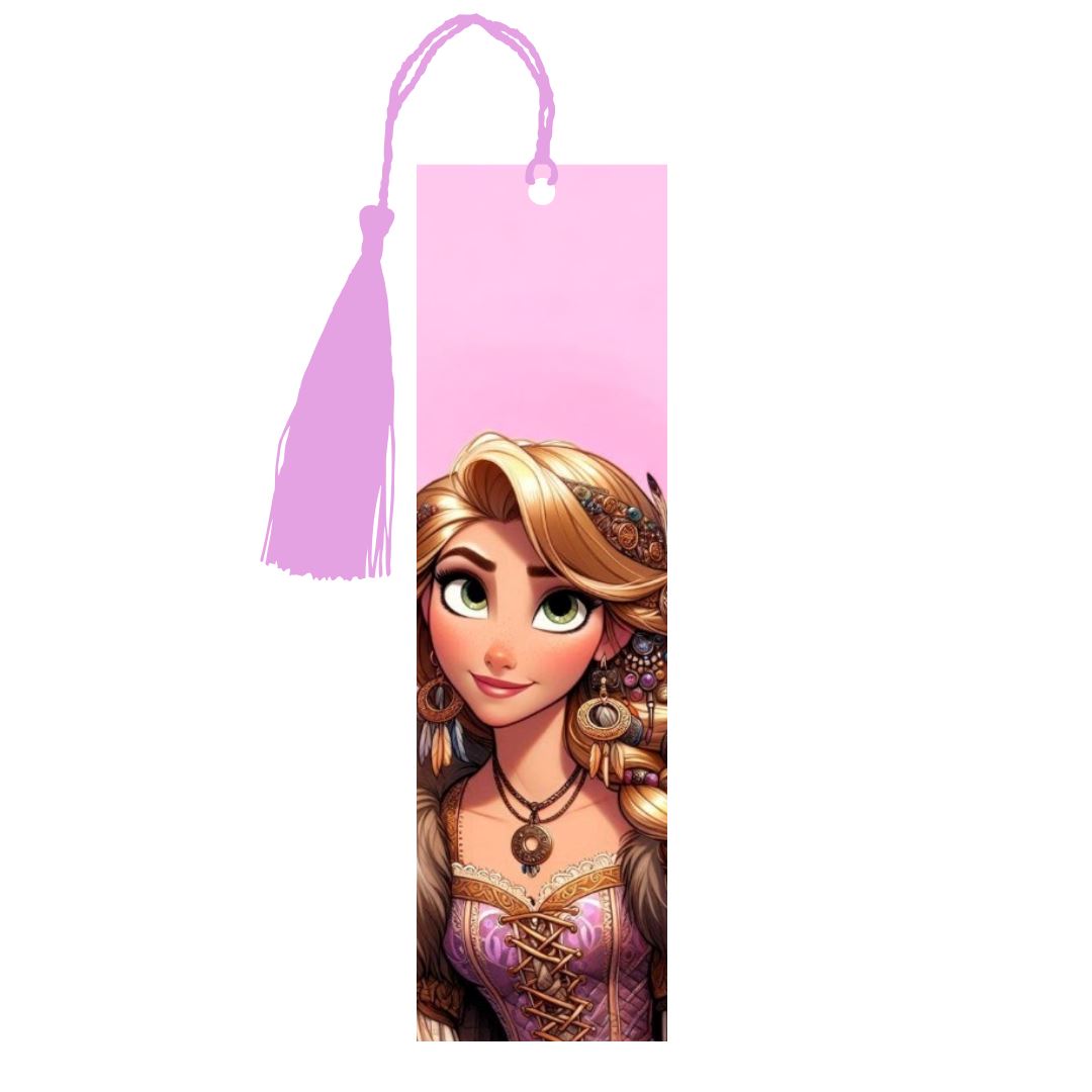 Raiponce - Marque-Pages avec prénom | Viking Marque-page Disney Shop | Anylem Beauty