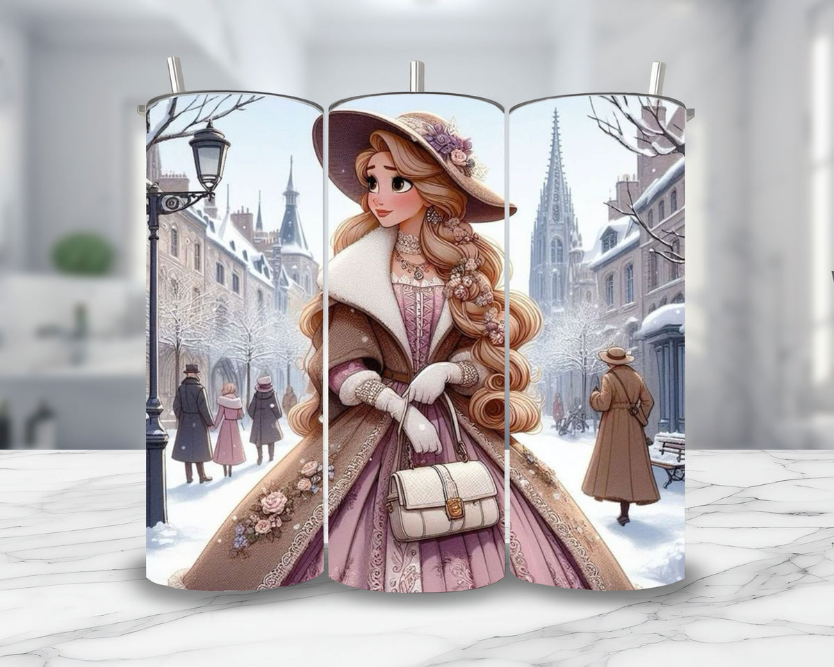 Raiponce - Thermos en acier inoxydable 600ml | Années 20 Thermos inoxydable Disney Shop | Anylem Beauty