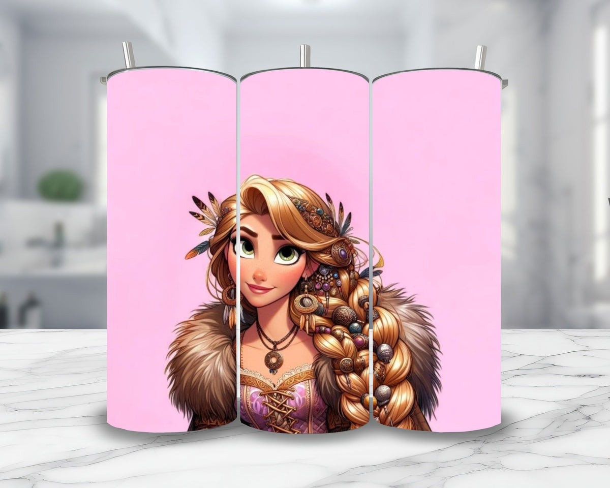 Raiponce - Thermos en acier inoxydable 600ml | Viking Thermos inoxydable Disney Shop | Anylem Beauty