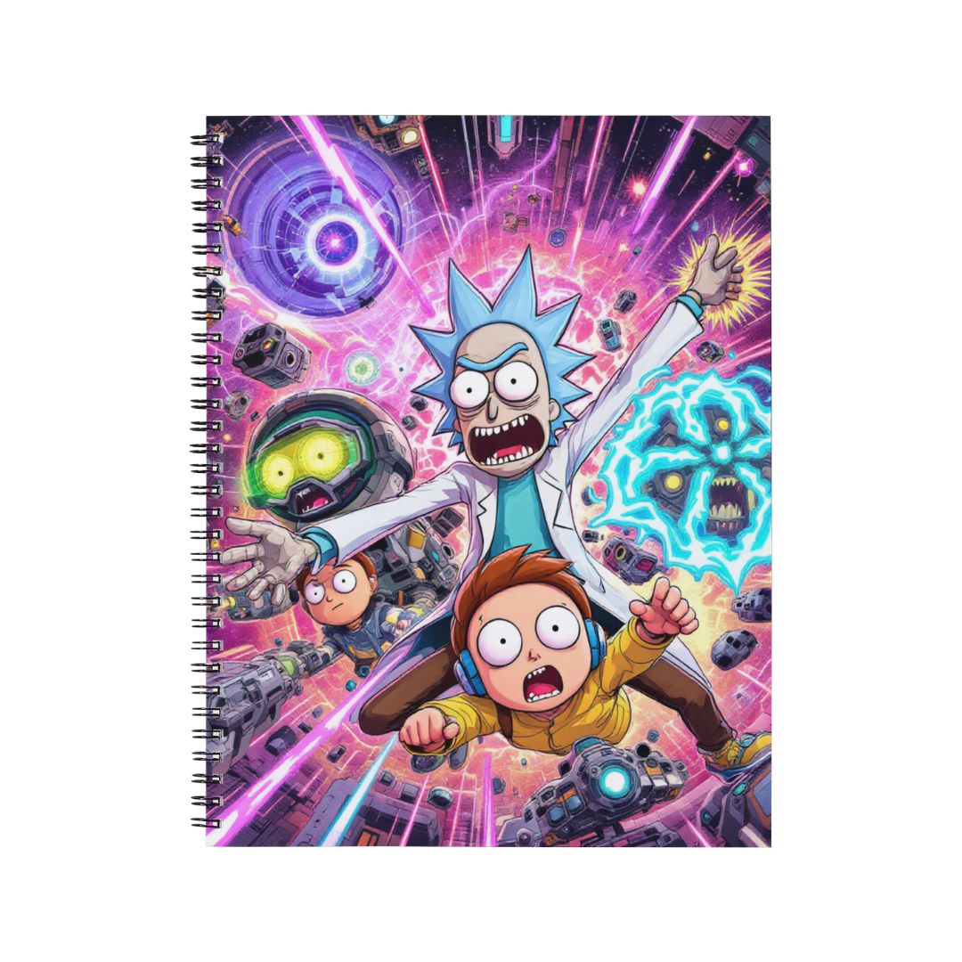 Rick & Morty - Carnet spirale A5 Carnets et bloc-notes Disney Shop | Anylem Beauty