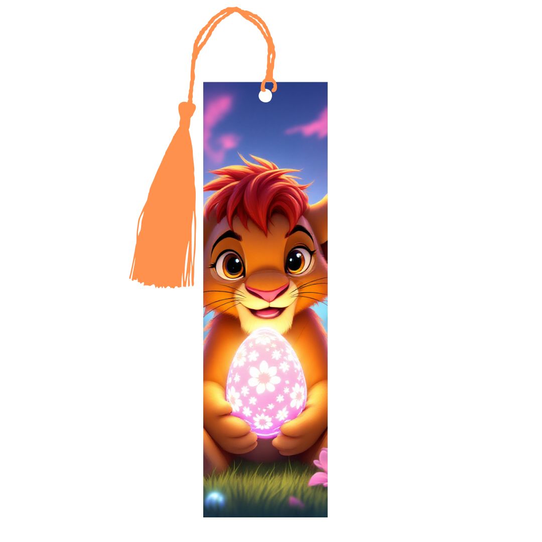 Roi Lion - Marque-Pages avec prénom | Pâques Marque-page Disney Shop | Anylem Beauty