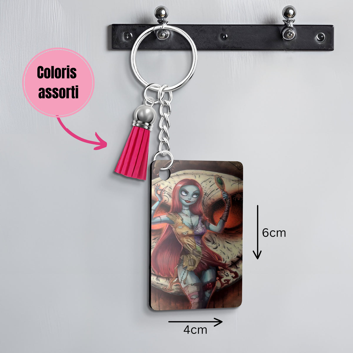 Sally - Porte Clé avec prénom | Dark Porte-clés Disney Shop | Anylem Beauty