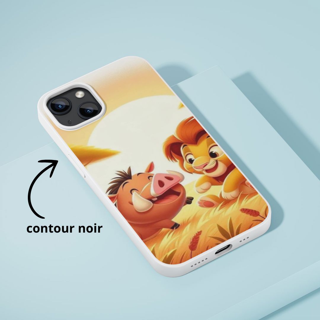 Simba x Pumba - Coque de téléphone Coque de téléphone Disney Shop | Anylem Beauty