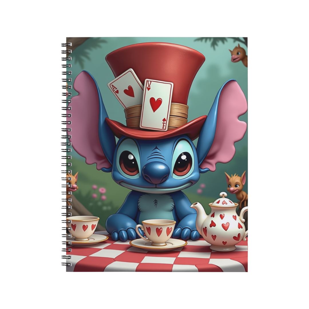 Stitch - Carnet spirale A5 | In Wonderland Carnets et bloc-notes Disney Shop | Anylem Beauty