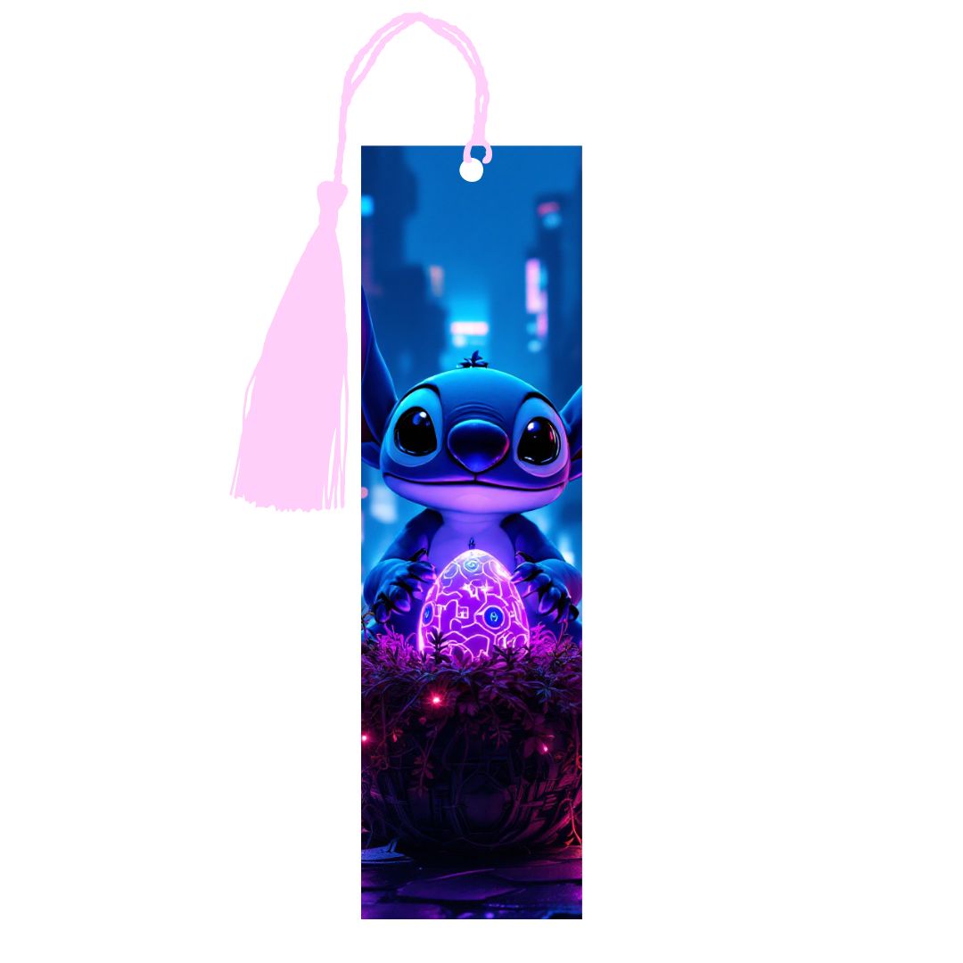 Stitch - Marque-Pages avec prénom | Pâques Marque-page Disney Shop | Anylem Beauty