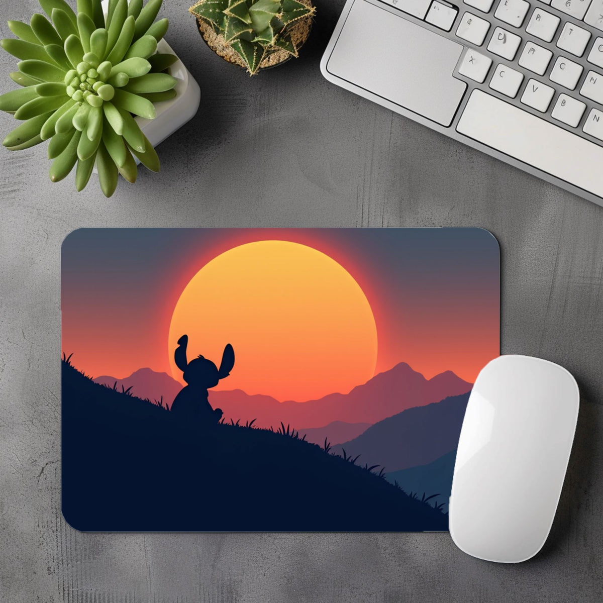 Stitch - Tapis de souris | Couché de Soleil Tapis de souris Disney Shop | Anylem Beauty