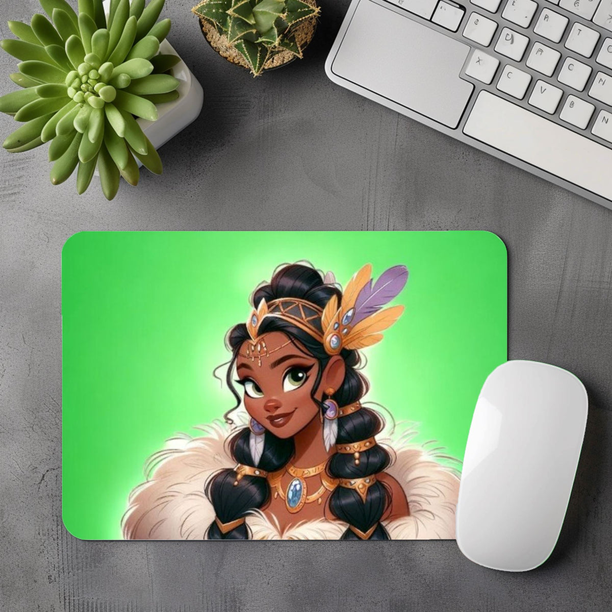 Tiana - Tapis de souris | Viking Tapis de souris Disney Shop | Anylem Beauty