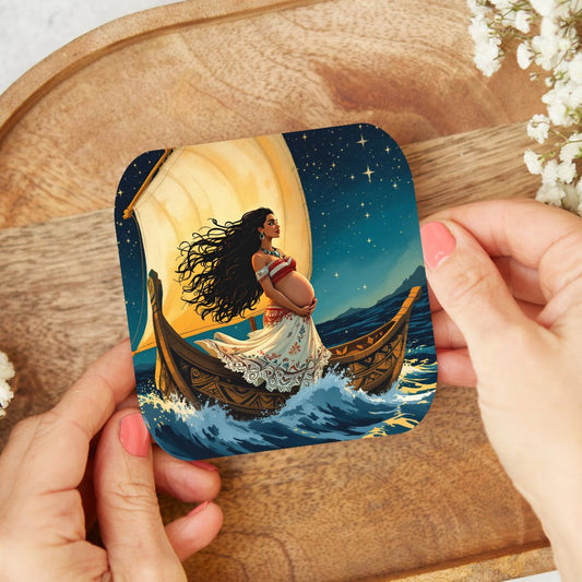 Vaiana - Dessous de verre | Grossesse Dessous de verres Disney Shop | Anylem Beauty