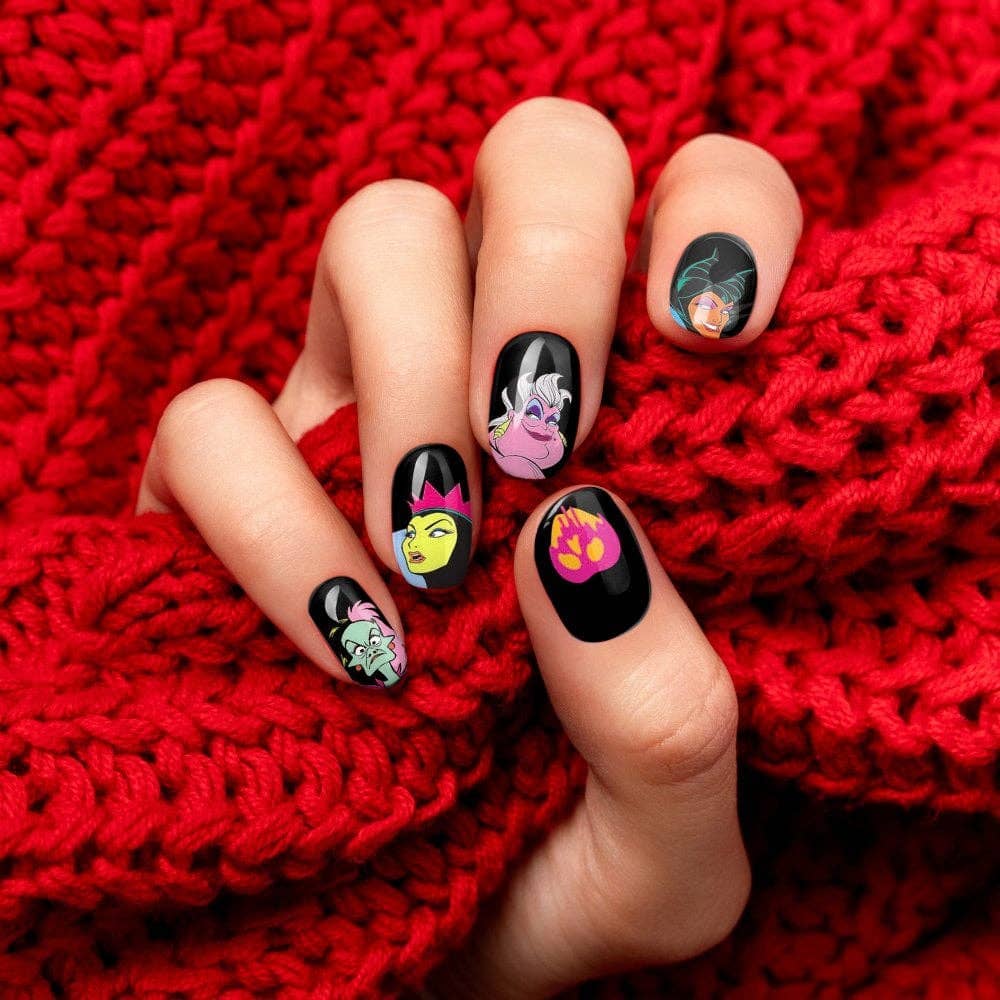 Villains - Autocollants à ongles autocollants Disney Shop | Anylem Beauty