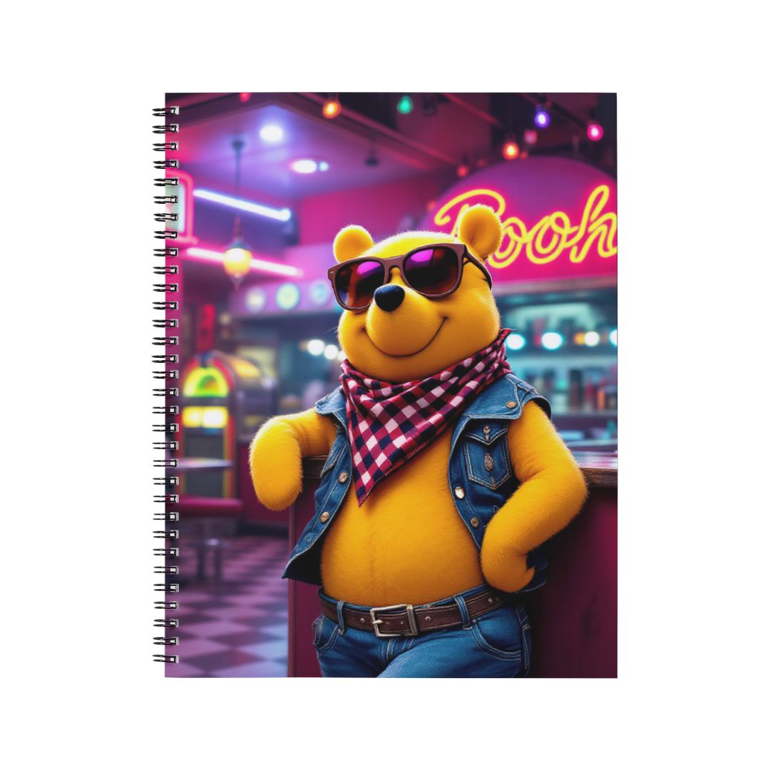 Winnie - Carnet spirale A5 | Rockabilly Carnets et bloc-notes Disney Shop | Anylem Beauty