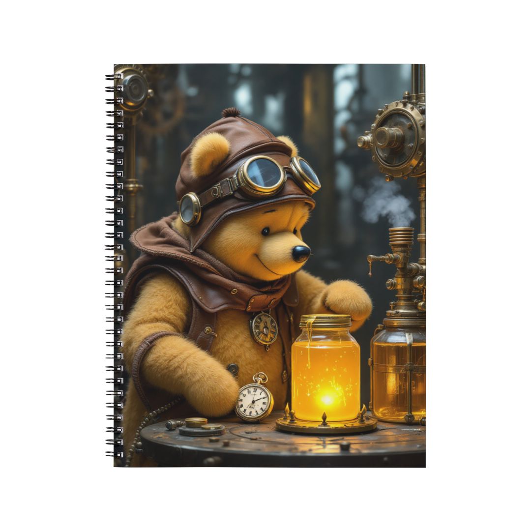 Winnie - Carnet spirale A5 | Steampunk Carnets et bloc-notes Disney Shop | Anylem Beauty