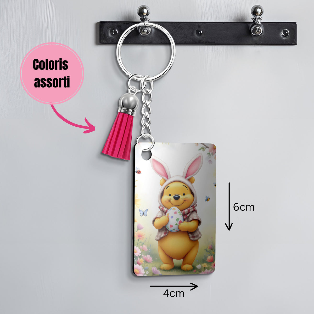 Winnie - Porte Clé avec prénom | Pâques Porte-clés Disney Shop | Anylem Beauty