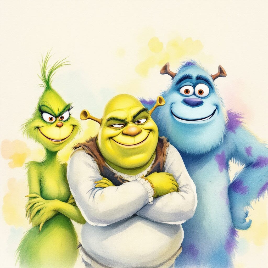 Monstres & Cie / Grinch / Schrek