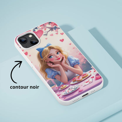 Alice - Coque de téléphone | St Valentin Coque de téléphone Disney Shop | Anylem Beauty 