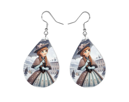 Anna - Personnalisation | Années 20 Personnalisation Disney Shop | Anylem Beauty Boucle d’oreilles 