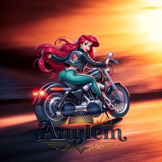 Ariel - Personnalisation | Biker Personnalisation Disney Shop | Anylem Beauty 