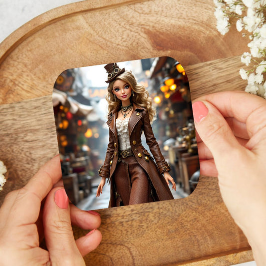 Barbie - Dessous de verre | Steampunk Dessous de verres Disney Shop | Anylem Beauty 