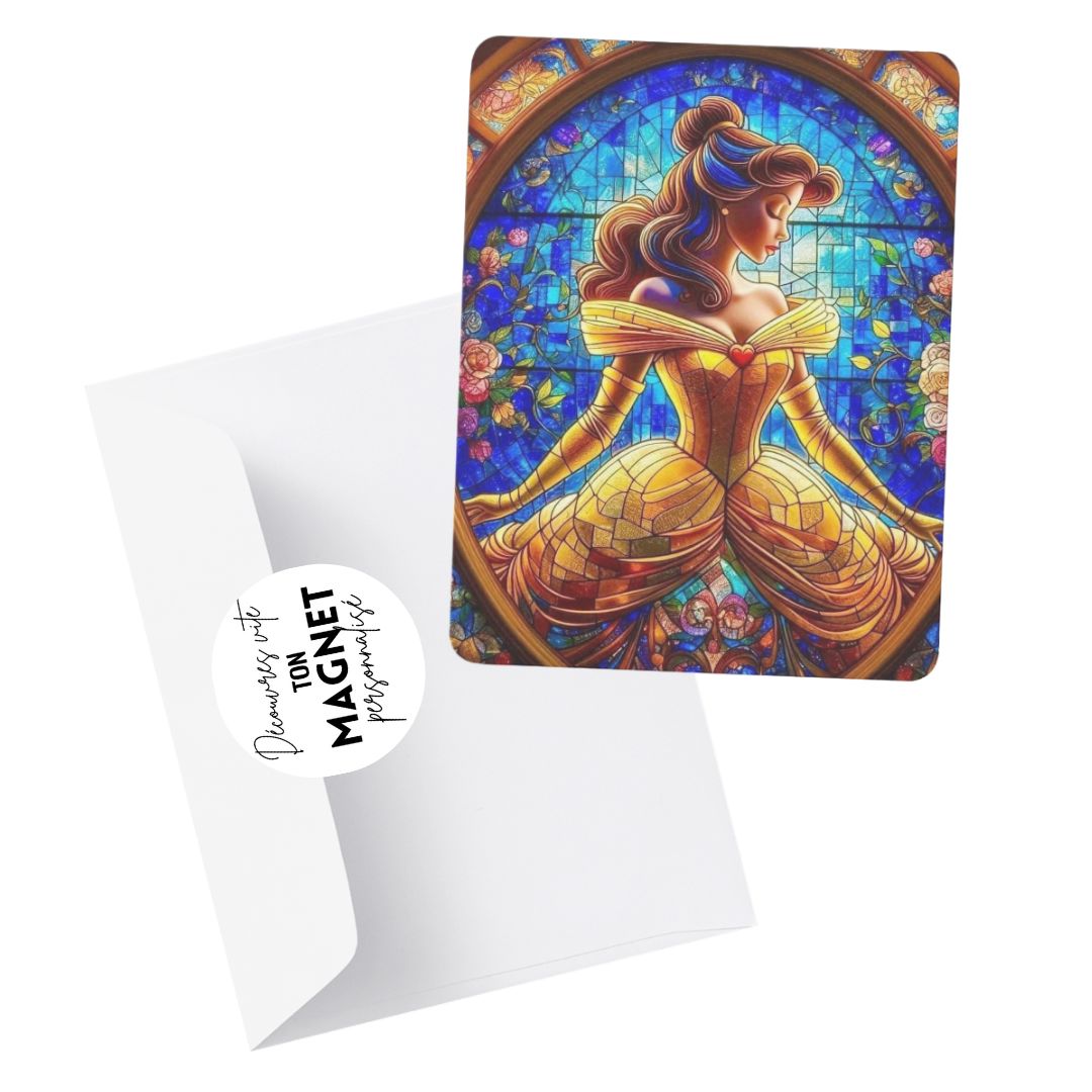 Belle - Magnet | Vitrail Magnet Disney Shop | Anylem Beauty 