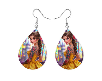 Belle - Personnalisation | Tatouages Personnalisation Disney Shop | Anylem Beauty Boucle d’oreilles 