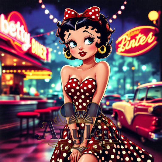 Betty Boop - Personnalisation | Rockabilly Personnalisation Disney Shop | Anylem Beauty 