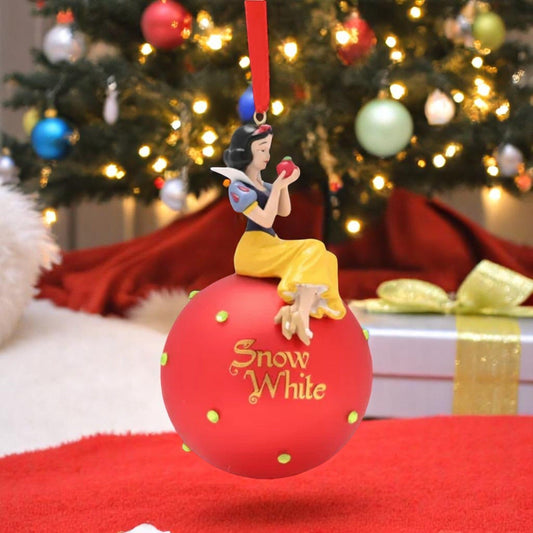 Blanche Neige - Boule en verre de Noël avec cristaux Boules de Noël Disney Shop | Anylem Beauty 