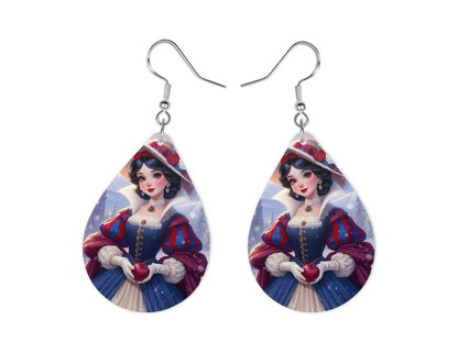 Blanche Neige - Personnalisation | Années 20 Personnalisation Disney Shop | Anylem Beauty Boucle d’oreilles 