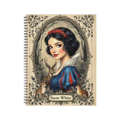 Blanche Neige - Personnalisation | Vintage Personnalisation Disney Shop | Anylem Beauty Carnet de notes A5 